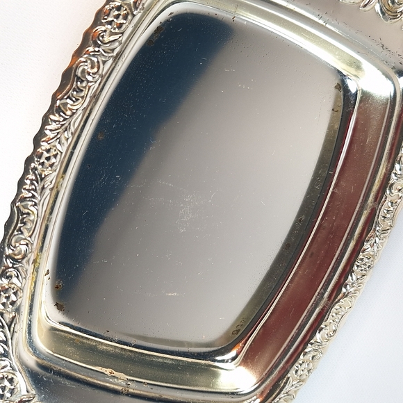 Vintage Mayell EP Steel Silver Plate Butter Dish Made In England - Picture 10 of 12